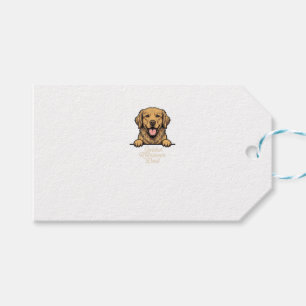 Golden Retriever Vater Vintage Gravur Geschenkanhänger