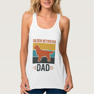 Golden Retriever Vater Vintage Hundeliebhaber Vekt Tank Top