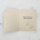 Golden Retriever Vatertag Card Karte (Innenseite)