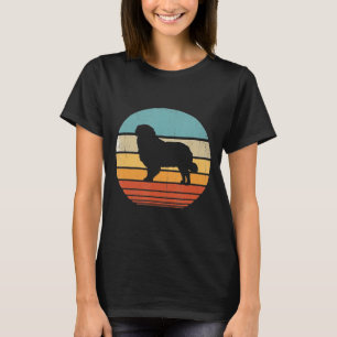 Golden Retriever Vintage Silhouette 60er 70er Retr T-Shirt