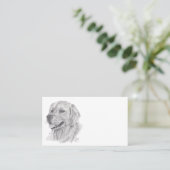 GOLDEN RETRIEVER VISITENKARTE (Stehend Vorderseite)