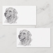 GOLDEN RETRIEVER VISITENKARTE (Vorne/Hinten)