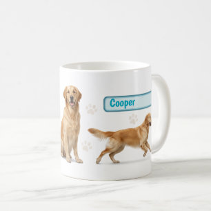 Golden Retriever Vollumschlag-Tassendesign Kaffeetasse