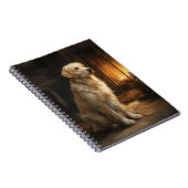 Golden Retriever von Fireplace Notebook Notizblock (Rechte Seite)
