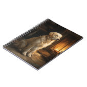 Golden Retriever von Fireplace Notebook Notizblock (Linke Seite)