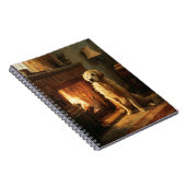 Golden Retriever von Hearth Notebook Notizblock (Rechte Seite)