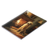 Golden Retriever von Hearth Notebook Notizblock (Linke Seite)
