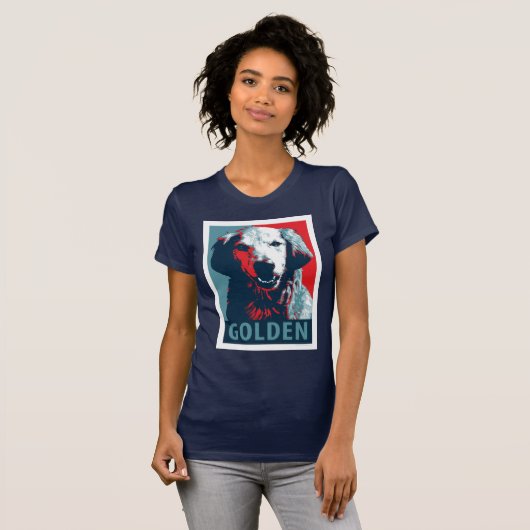 Golden Retriever von Hope Hogs T-Shirt (Vorne ganz)
