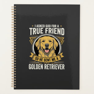 Golden Retriever Wahrer Freund Hund Planer