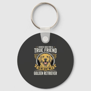Golden Retriever Wahrer Freund Hund Schlüsselanhänger