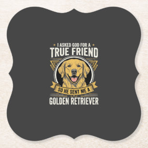 Golden Retriever Wahrer Freund Hund Untersetzer