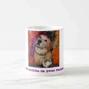 Golden retriever-Wahrsager Kaffeetasse