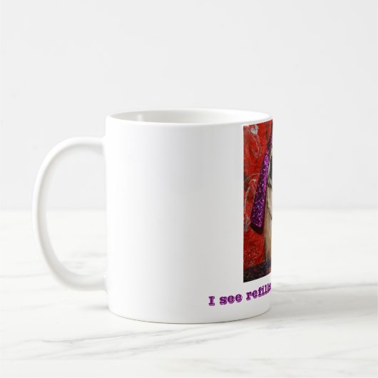 Golden retriever-Wahrsager Kaffeetasse (Links)