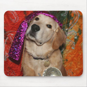 Golden retriever-Wahrsager Mousepad