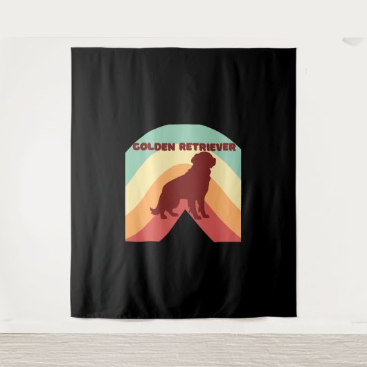Golden Retriever Wandteppich (Vorderseite)
