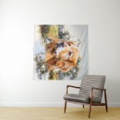 Golden Retriever Wandteppich (Beispiel (Horizontal))