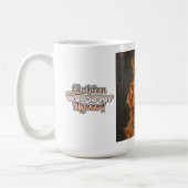 Golden Retriever Wearing Crown Mug Kaffeetasse (Links)
