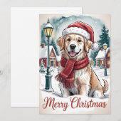 Golden Retriever Weihnachten (Vorne/Hinten)