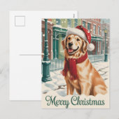 Golden Retriever Weihnachten (Vorne/Hinten)