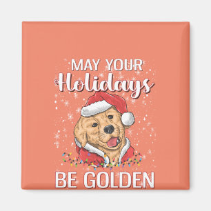 Golden Retriever Weihnachten Golden 2022 Weihnacht Magnet
