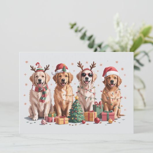 Golden Retriever Weihnachten Lover Dog Mama Xmas (Stehend Vorderseite)