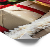 Golden Retriever Weihnachten Poster (Ecke)