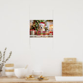 Golden Retriever Weihnachten Poster (Küche)