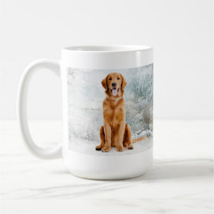 Golden Retriever Weihnachts-Tasse Kaffeetasse