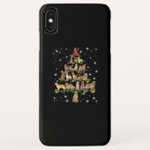 Golden Retriever Weihnachtsbaum bedeckt durch Flas Case-Mate iPhone Hülle (Rückseite)