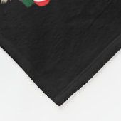 Golden Retriever Weihnachtsbaum Fleecedecke (Ecke)