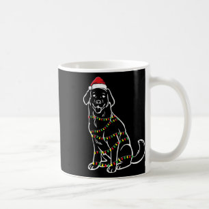 Golden Retriever Weihnachtsbaum Lights X-mas Niedl Kaffeetasse