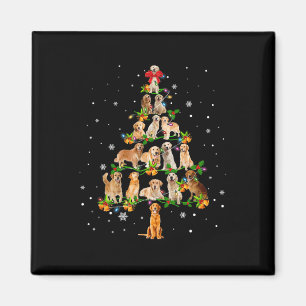 Golden Retriever Weihnachtsbaum Santa Funny Dog Lo Magnet