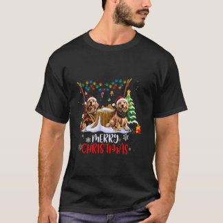 Golden Retriever Weihnachtsbaumdekorationen Dog Lo T-Shirt