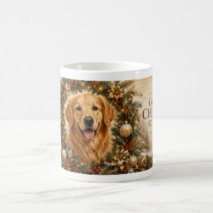 Golden Retriever Weihnachtsbecher   Golden Christm Kaffeetasse