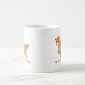 Golden Retriever Weihnachtsdesign Kaffeetasse (Mittel)
