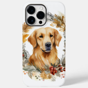 Golden Retriever Weihnachtsfeier Festliche Jungfra Case-Mate iPhone 14 Pro Max Hülle