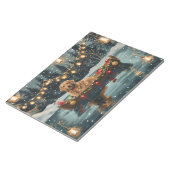 Golden Retriever Weihnachtsfest Reise Notizblock (angewinkelt)