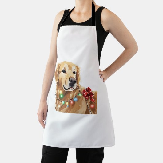 Golden Retriever Weihnachtsfest Schürze (InSitu)