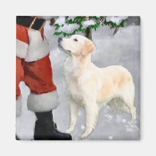 Golden Retriever Weihnachtsgeschenke Magnet