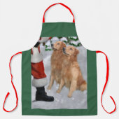 Golden Retriever Weihnachtsgeschenke Schürze (Vorderseite)