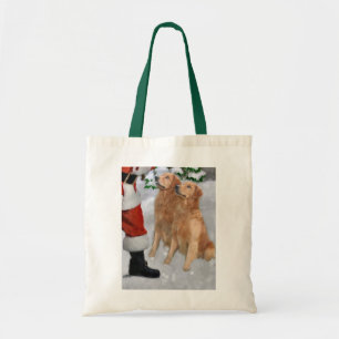 Golden Retriever Weihnachtsgeschenke Tragetasche