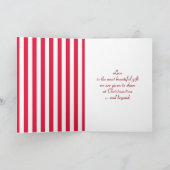 Golden Retriever Weihnachtshund Feiertagskarte (Innenseite)