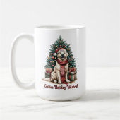 Golden Retriever Weihnachtshund Lover Geschenk Kaf Kaffeetasse (Links)