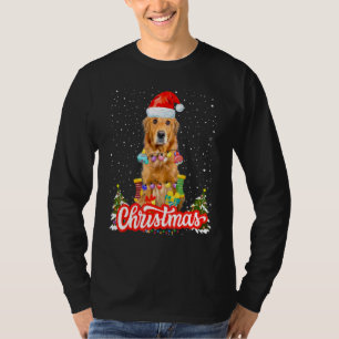 Golden Retriever Weihnachtsidee für Kinder & Santa T-Shirt