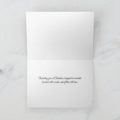 Golden-Retriever-Weihnachtskarte Feiertagskarte (Innenseite)
