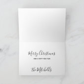 Golden Retriever Weihnachtskarte - Niedlicher Hund Feiertagskarte (Innenseite)