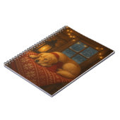 Golden Retriever Weihnachtskarte Notizblock (Linke Seite)