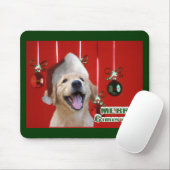 Golden Retriever Weihnachtskarten Geschenke Mousepad (Mit Mouse)