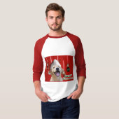 Golden Retriever Weihnachtskarten Geschenke T-Shirt (Vorne ganz)