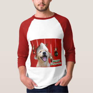 Golden retriever-Weihnachtskarten-Geschenke T-Shirt